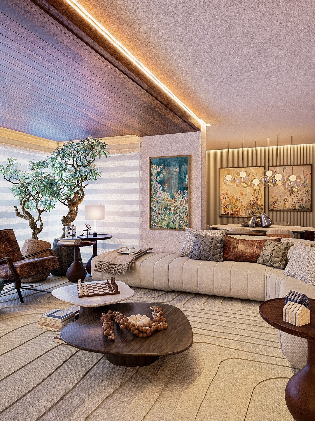 Bossa Apartment vertical interior detail