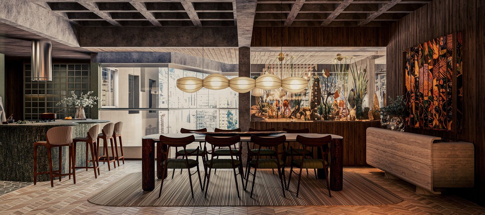 Mineral Apartment dining view