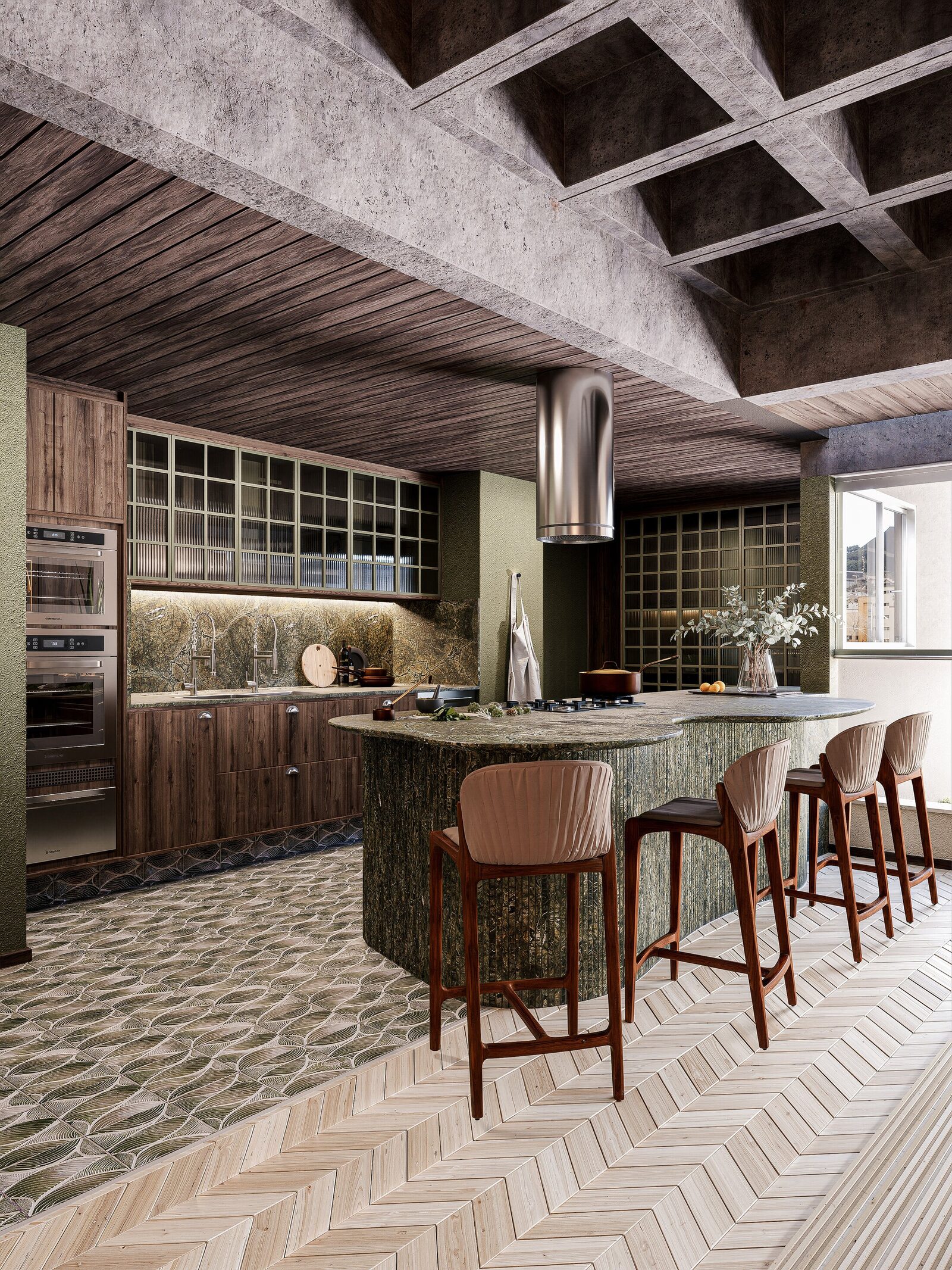 Mineral Apartment kitchen view
